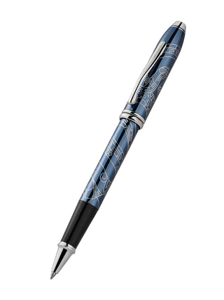 Townsend® Zodiac Year of the Snake Blue Lacquer Rollerball Pen - By Baano