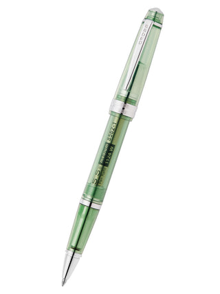 Bailey Light™ Translucent Green Resin Ballpoint Pen - By Baano