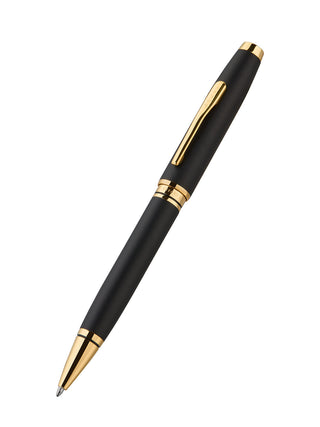 Coventry Matte Black Lacquer Ballpoint Pen - By Baano