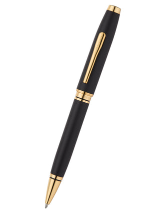 Coventry Matte Black Lacquer Ballpoint Pen - By Baano