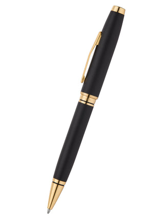 Coventry Matte Black Lacquer Ballpoint Pen - By Baano