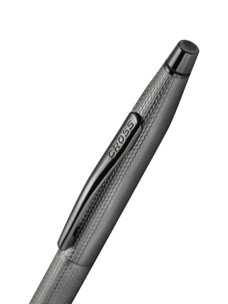 Classic Century® Slate Gray Engraved Diamond Pattern Ballpoint Pen - By Baano