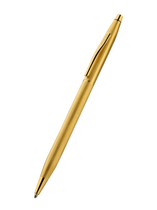 Classic Century® 23KT Gold Plated Engraved Diamond Pattern Ballpoint Pen - By Baano