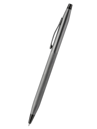 Classic Century® Slate Gray Engraved Diamond Pattern Ballpoint Pen - By Baano