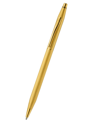 Classic Century® 23KT Gold Plated Engraved Diamond Pattern Ballpoint Pen - By Baano