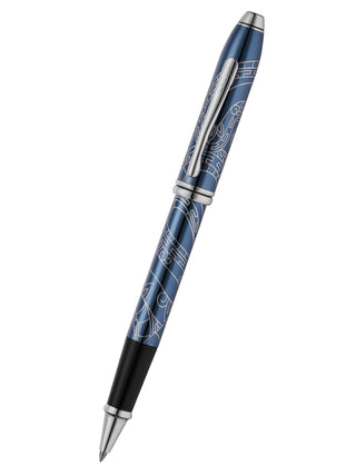 Townsend® Zodiac Year of the Snake Blue Lacquer Rollerball Pen - By Baano