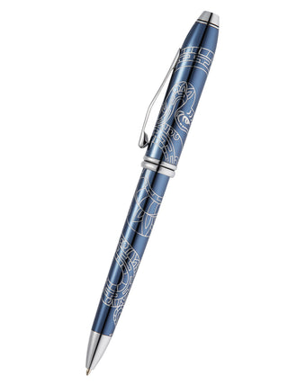 Townsend® Zodiac Year of the Snake Blue Lacquer Ballpoint Pen - By Baano