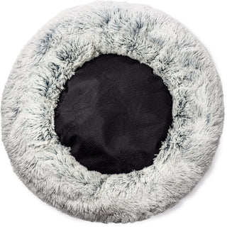 Mr. Peanut's 28" OrthoPlush® Pet Bed - Snowflake White Two Tone - By Baano