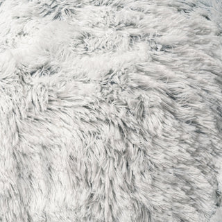 Mr. Peanut's 28" OrthoPlush® Pet Bed - Snowflake White Two Tone - By Baano