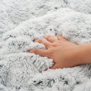 Mr. Peanut's 23" OrthoPlush® Pet Bed - Gray Two Tone - By Baano