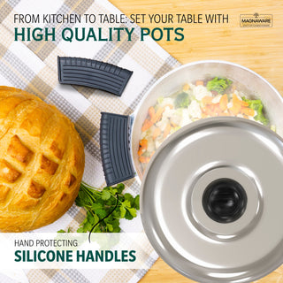 3 Quarts Round Dutch Oven with Lid - By Baano