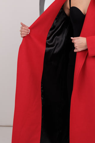 Astoria Classic Wraparound Wool Blend Overcoat