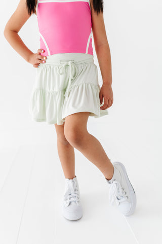 Hint of Mint | 2-tiered Skort - By Baano
