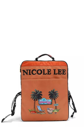 Nicole Lee USA Multi Pocket Travel Backpack Vintage Style
