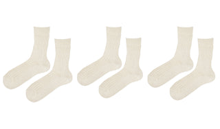 tittimitti® 100% Organic Cotton Women's Boot Socks. 3 Pairs. Made in Italy.