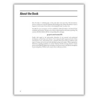 101 Trauma-Informed Interventions: Activities, Exercises and Assignments to Move the Client and Therapy(Spiral Bound) - By Baano