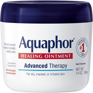 Aquaphor Healing Ointment, Advanced Therapy, For Dry, Cracked, Or Irritated Skin, 14 Ounce