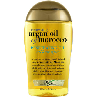 OGX Organix Penetrating Oil For All Hair Types Renewing, Moroccan Argan Oil, 3.3 Oz