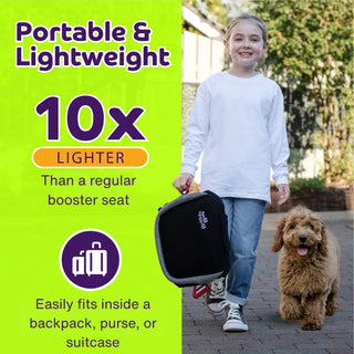 BubbleBum Inflatable Car Booster Seat - Travel Booster Seat - Black Style ✔️ BubbleBum Booster Seats