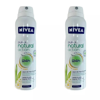 Nivea "Nivea Women 24h Pure & Natural Action Anti-Perspirant Deodorant Spray 150ml "