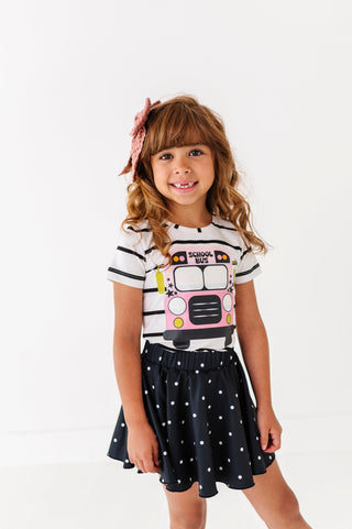 Black Dotty Spin Skort - By Baano