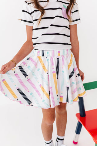 Pretty Pencils Spin Skort - By Baano
