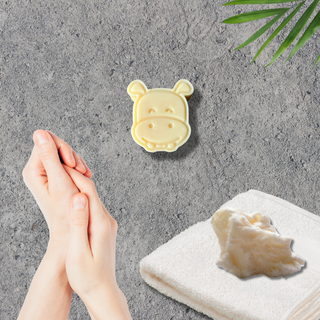 Hippo Head Shaped Lotion Bar - By Baano