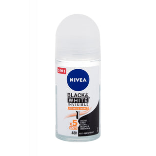 Nivea Black & White Invisible Ultimate Impact Ball Antiperspirant, 50 Ml