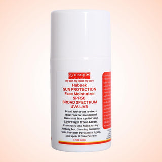 Habaek Sun Protection Face Moisturizer SPF50 | Peptides | Niacinamide