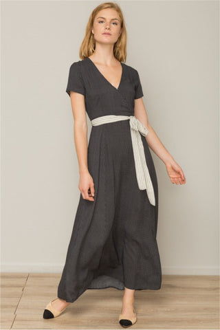 Mini Polka Dots Maxi Dress