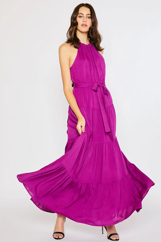 Orchid Tiered Maxi Dress