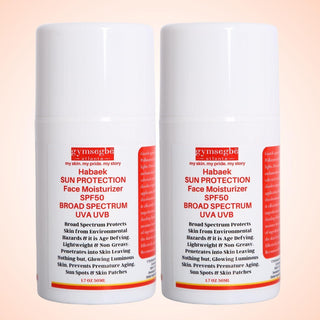 Habaek Sun Protection Face Moisturizer SPF50 | Peptides | Niacinamide