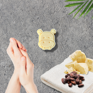Hippo Head Shaped Lotion Bar - By Baano