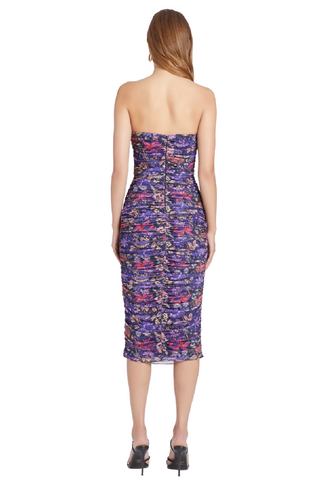 Lopez Dress in Printed Mesh