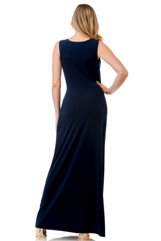 Twist Front Maxi Dress