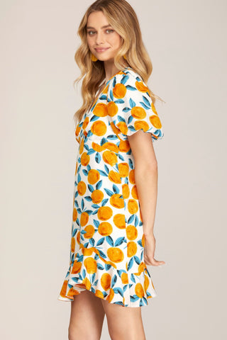 Classy Citrus  Dress