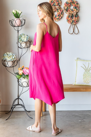 Hankerchief Midi Dress