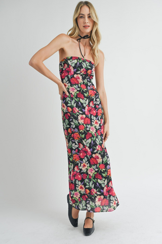 Midi Dress with Side Slit