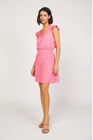 Flutter Layered S-Slv Mini Dress