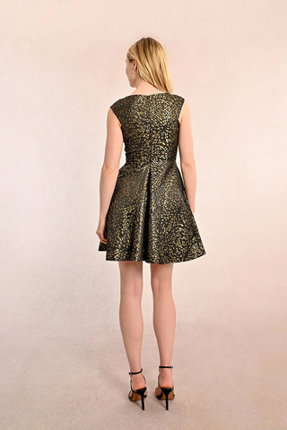 Jacquard Mini Dress