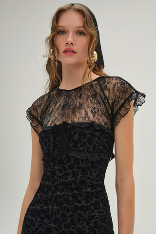 Midnight Velvet Mini Dress