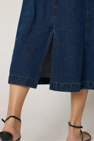 Naya Midi Dress- Denim