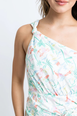 One Shoulder Knot Dress