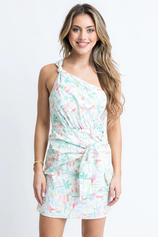 One Shoulder Knot Dress