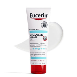 Eucerin Advanced Repair Body Cream, Fragrance Free, 8 oz Tube - By Baano