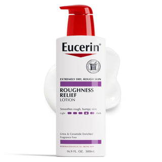 Eucerin Roughness Relief Body Lotion, Fragrance Free, 16.9 fl oz Bottle - By Baano