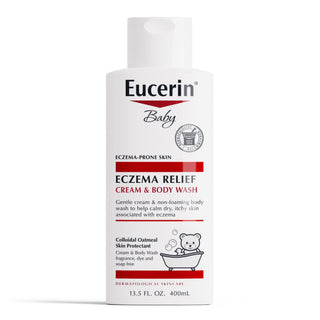 Eucerin Baby Eczema Relief Cream Body Wash, Fragrance Free, 13.5 fl oz Bottle - By Baano