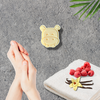 Hippo Head Shaped Lotion Bar - By Baano