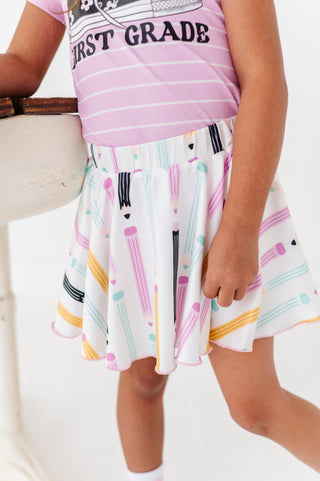 Pretty Pencils Spin Skort - By Baano