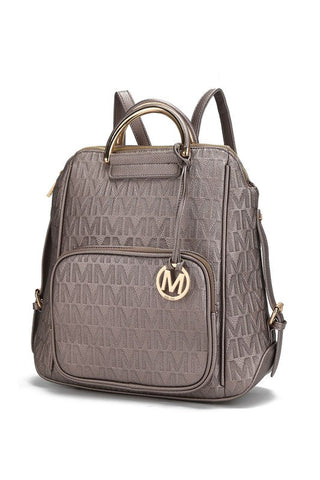 MKF Torra Milan Signature Trendy Vegan Leather Backpack Mia